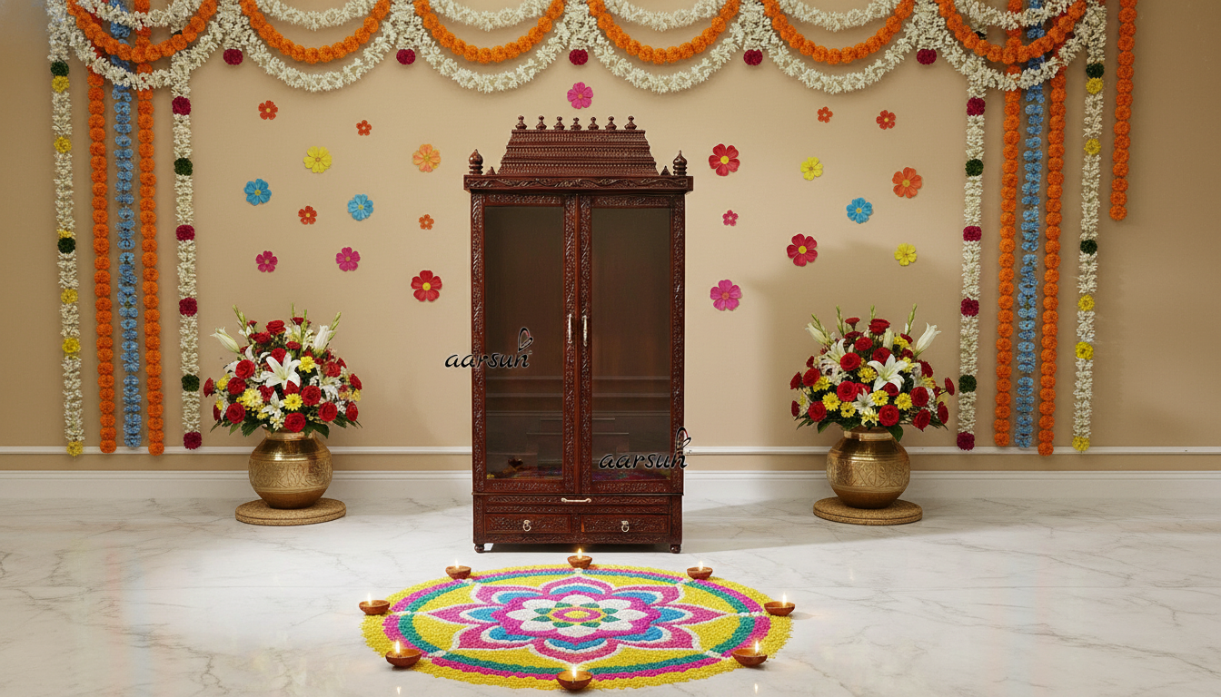 Handcrafted Mandir Design Trends